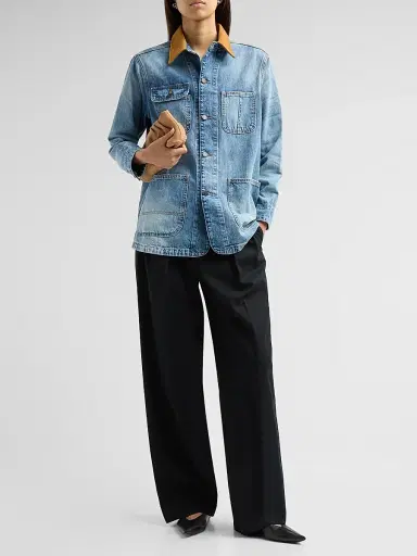 Johnny Was Women's California Sunrise Denim Jacket | Thumbnail 2 Johnny Was Women's California Sunrise Denim Jacket | Thumbnail 2