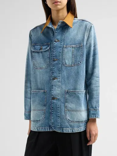 Johnny Was Women's California Sunrise Denim Jacket | Thumbnail 4 Johnny Was Women's California Sunrise Denim Jacket | Thumbnail 4