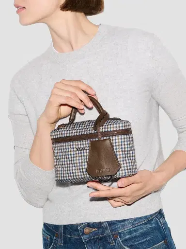 MZ Wallace Women's Daily Houndstooth Vanity Bag | Thumbnail 4 MZ Wallace Women's Daily Houndstooth Vanity Bag | Thumbnail 4