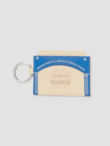 Willy Chavarria Men's Human Verification Leather Wallet | Thumbnail 3 Willy Chavarria Men's Human Verification Leather Wallet | Thumbnail 3