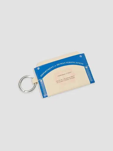 Willy Chavarria Men's Human Verification Leather Wallet | Thumbnail 4 Willy Chavarria Men's Human Verification Leather Wallet | Thumbnail 4