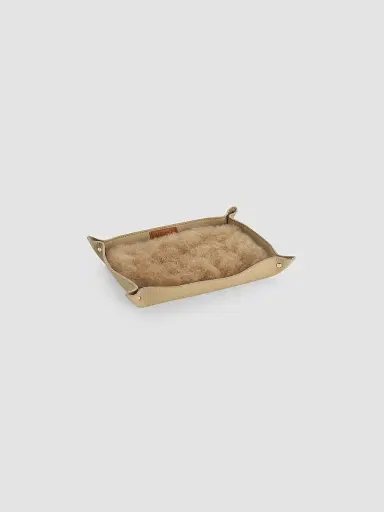Weich Couture Alpaca Todo Leather & Alpaca Fur Rectangular Catchall Tray | Thumbnail 2 Weich Couture Alpaca Todo Leather & Alpaca Fur Rectangular Catchall Tray | Thumbnail 2