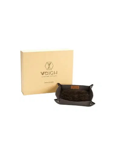 Weich Couture Alpaca Todo Leather & Alpaca Fur Square Catchall Tray | Thumbnail 1 Weich Couture Alpaca Todo Leather & Alpaca Fur Square Catchall Tray | Thumbnail 1