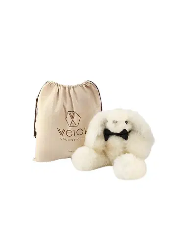 Weich Couture Alpaca Unisex Milo Alpaca Fur Stuffed Rabbit | Thumbnail 1 Weich Couture Alpaca Unisex Milo Alpaca Fur Stuffed Rabbit | Thumbnail 1