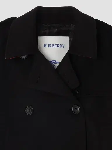 Burberry Women's Mayfair Cashmere Crop Trench Jacket | Thumbnail 2 Burberry Women's Mayfair Cashmere Crop Trench Jacket | Thumbnail 2