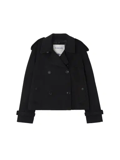 Burberry Women's Mayfair Cashmere Crop Trench Jacket | Thumbnail 1 Burberry Women's Mayfair Cashmere Crop Trench Jacket | Thumbnail 1