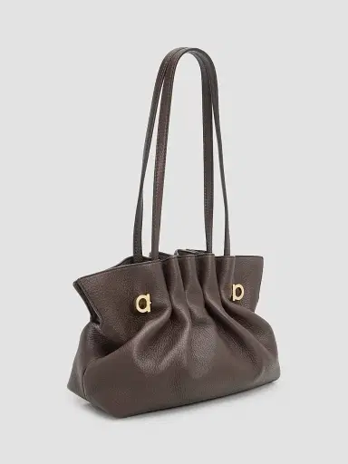 Ferragamo Women's Hug Leather Shoulder Bag | Thumbnail 3 Ferragamo Women's Hug Leather Shoulder Bag | Thumbnail 3