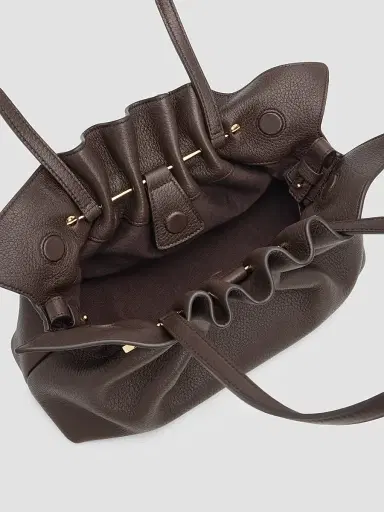 Ferragamo Women's Hug Leather Shoulder Bag | Thumbnail 4 Ferragamo Women's Hug Leather Shoulder Bag | Thumbnail 4
