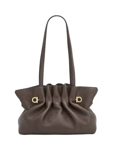 Ferragamo Women's Hug Leather Shoulder Bag | Thumbnail 1 Ferragamo Women's Hug Leather Shoulder Bag | Thumbnail 1
