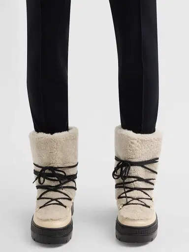 Pollini Women's Sherpa Ankle Boots | Thumbnail 2 Pollini Women's Sherpa Ankle Boots | Thumbnail 2