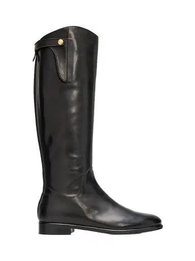 Pollini Women's Knee-High Leather Riding Boots | Thumbnail 1 Pollini Women's Knee-High Leather Riding Boots | Thumbnail 1