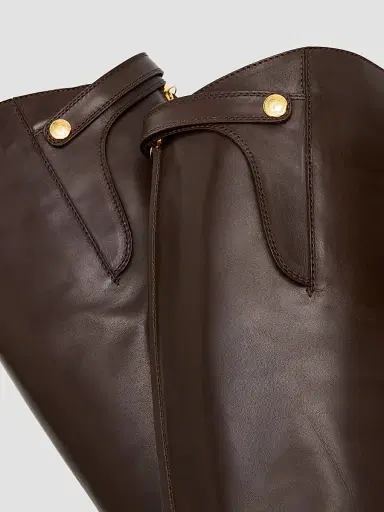 Pollini Women's Knee-High Leather Riding Boots | Thumbnail 5 Pollini Women's Knee-High Leather Riding Boots | Thumbnail 5