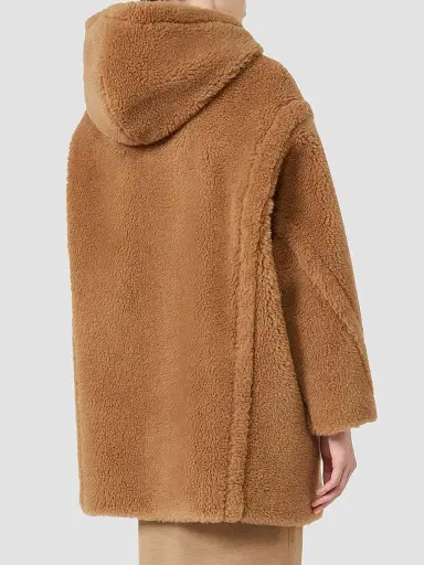 Max Mara Women's Teddy Fabric Coat | Thumbnail 4 Max Mara Women's Teddy Fabric Coat | Thumbnail 4