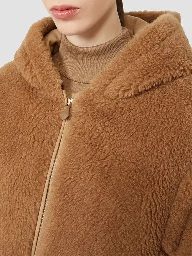 Max Mara Women's Teddy Fabric Coat | Thumbnail 5 Max Mara Women's Teddy Fabric Coat | Thumbnail 5