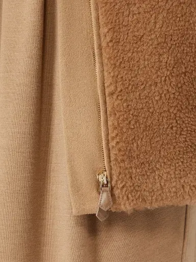 Max Mara Women's Teddy Fabric Coat | Thumbnail 6 Max Mara Women's Teddy Fabric Coat | Thumbnail 6