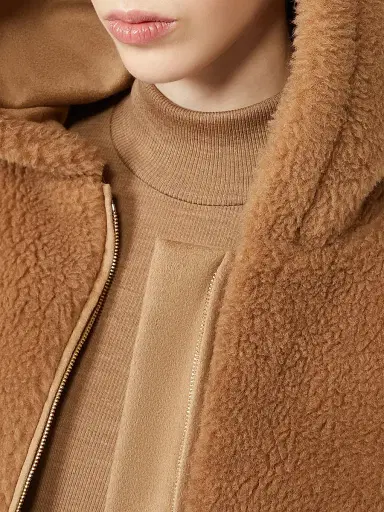 Max Mara Women's Teddy Fabric Coat | Thumbnail 7 Max Mara Women's Teddy Fabric Coat | Thumbnail 7