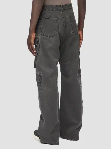 DRKSHDW by Rick Owens Men's Denim Cargo Jeans | Thumbnail 3 DRKSHDW by Rick Owens Men's Denim Cargo Jeans | Thumbnail 3