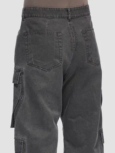 DRKSHDW by Rick Owens Men's Denim Cargo Jeans | Thumbnail 6 DRKSHDW by Rick Owens Men's Denim Cargo Jeans | Thumbnail 6