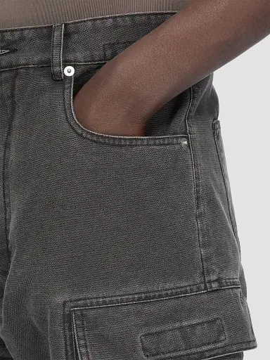 DRKSHDW by Rick Owens Men's Denim Cargo Jeans | Thumbnail 7 DRKSHDW by Rick Owens Men's Denim Cargo Jeans | Thumbnail 7