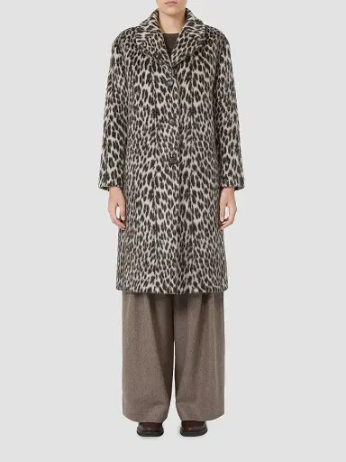 Max Mara Women's Soft Textured Jacquard Coat | Thumbnail 2 Max Mara Women's Soft Textured Jacquard Coat | Thumbnail 2