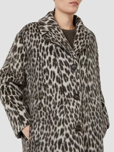 Max Mara Women's Soft Textured Jacquard Coat | Thumbnail 5 Max Mara Women's Soft Textured Jacquard Coat | Thumbnail 5