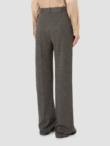 Max Mara Women's Flared Jacquard Jersey Trousers | Thumbnail 4 Max Mara Women's Flared Jacquard Jersey Trousers | Thumbnail 4