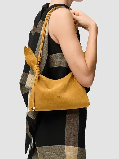 Loewe Women's Scarf Mini Suede Shoulder Bag | Thumbnail 2 Loewe Women's Scarf Mini Suede Shoulder Bag | Thumbnail 2