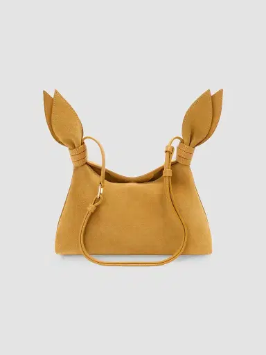Loewe Women's Scarf Mini Suede Shoulder Bag | Thumbnail 4 Loewe Women's Scarf Mini Suede Shoulder Bag | Thumbnail 4