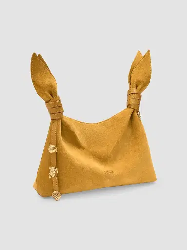 Loewe Women's Scarf Mini Suede Shoulder Bag | Thumbnail 10 Loewe Women's Scarf Mini Suede Shoulder Bag | Thumbnail 10