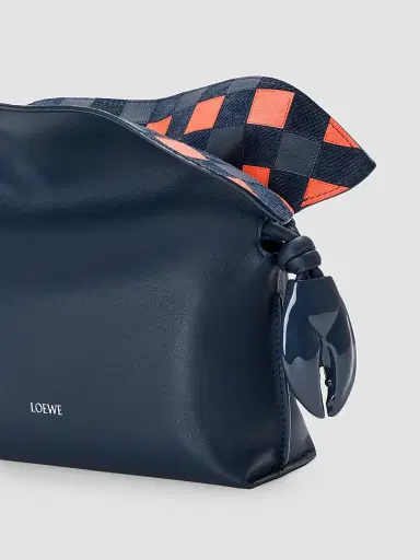 Loewe Women's x Cosima Von Bonin Flamenco Mini Check-Intarsia & Leather Clutch | Thumbnail 3 Loewe Women's x Cosima Von Bonin Flamenco Mini Check-Intarsia & Leather Clutch | Thumbnail 3