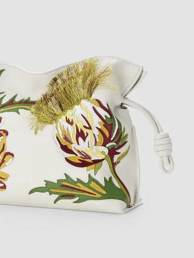 Loewe Women's x Paula's Ibiza Flamenco Mini Intarsia Leather Clutch | Thumbnail 4 Loewe Women's x Paula's Ibiza Flamenco Mini Intarsia Leather Clutch | Thumbnail 4