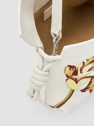 Loewe Women's x Paula's Ibiza Flamenco Mini Intarsia Leather Clutch | Thumbnail 5 Loewe Women's x Paula's Ibiza Flamenco Mini Intarsia Leather Clutch | Thumbnail 5