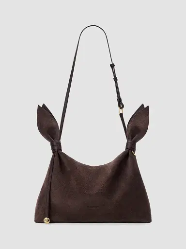Loewe Women's Scarf Mini Suede Shoulder Bag | Thumbnail 10 Loewe Women's Scarf Mini Suede Shoulder Bag | Thumbnail 10