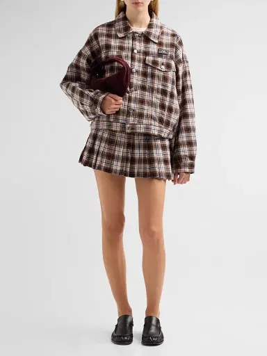Ksubi Women's Relaxed Plaid Trucker Jacket | Thumbnail 2 Ksubi Women's Relaxed Plaid Trucker Jacket | Thumbnail 2