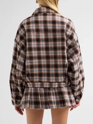Ksubi Women's Relaxed Plaid Trucker Jacket | Thumbnail 3 Ksubi Women's Relaxed Plaid Trucker Jacket | Thumbnail 3