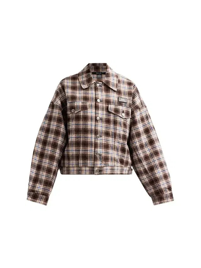 Women's Relaxed Plaid Trucker Jacket Women's Relaxed Plaid Trucker Jacket