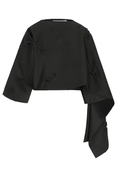 BERNADETTE Leo Floral Embroidered Cape Top | Thumbnail 1 BERNADETTE Leo Floral Embroidered Cape Top | Thumbnail 1