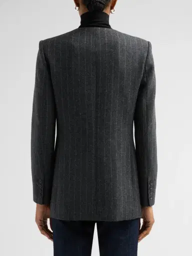 Nili Lotan Women's Jenette Pinstripe Wool Jacket | Thumbnail 3 Nili Lotan Women's Jenette Pinstripe Wool Jacket | Thumbnail 3