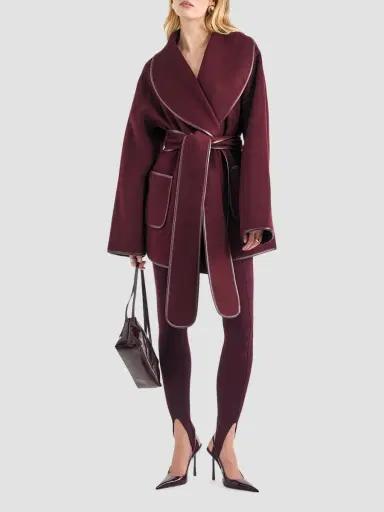 SEROYA Women's Dulcetta Wool-Blend Coat | Thumbnail 2 SEROYA Women's Dulcetta Wool-Blend Coat | Thumbnail 2