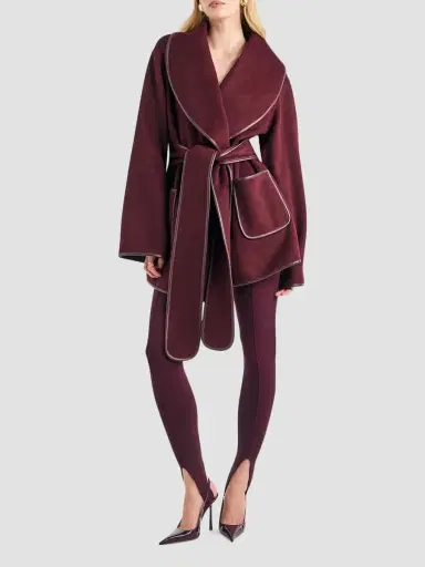 SEROYA Women's Dulcetta Wool-Blend Coat | Thumbnail 4 SEROYA Women's Dulcetta Wool-Blend Coat | Thumbnail 4