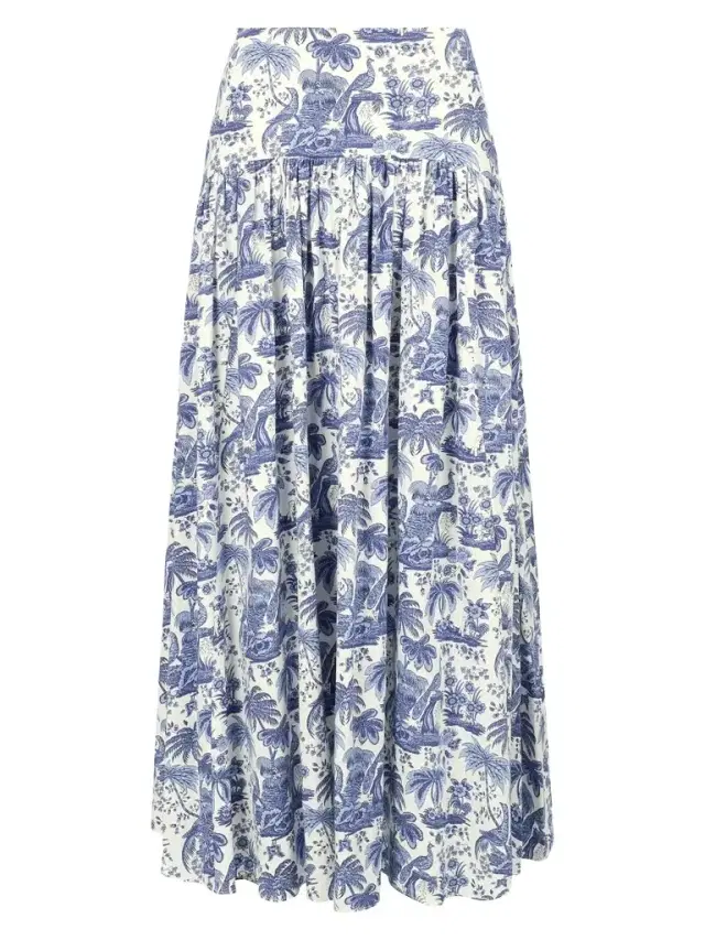 Women's Procida Cotton Toile Maxi Skirt Women's Procida Cotton Toile Maxi Skirt