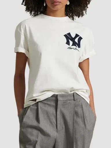 Polo Ralph Lauren Men's Yankees Jersey T-Shirt | Thumbnail 4 Polo Ralph Lauren Men's Yankees Jersey T-Shirt | Thumbnail 4