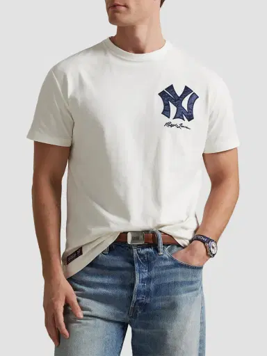 Polo Ralph Lauren Men's Yankees Jersey T-Shirt | Thumbnail 5 Polo Ralph Lauren Men's Yankees Jersey T-Shirt | Thumbnail 5