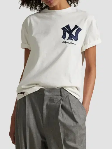 Polo Ralph Lauren Men's Yankees Jersey T-Shirt | Thumbnail 7 Polo Ralph Lauren Men's Yankees Jersey T-Shirt | Thumbnail 7