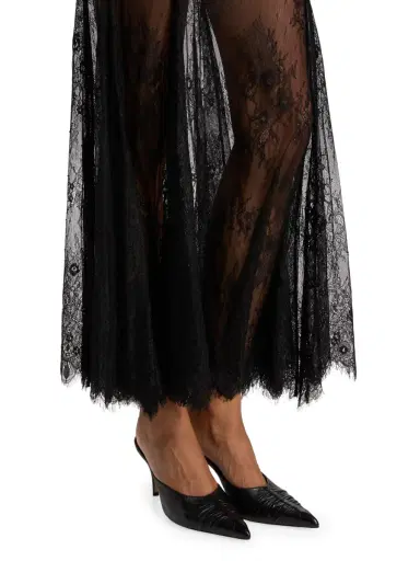 Ronny Kobo Women's Liesel Floral Lace Maxi Skirt | Thumbnail 6 Ronny Kobo Women's Liesel Floral Lace Maxi Skirt | Thumbnail 6