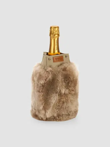 Weich Couture Alpaca Frio Leather & Alpaca Fur Bottle Cooler | Thumbnail 2 Weich Couture Alpaca Frio Leather & Alpaca Fur Bottle Cooler | Thumbnail 2