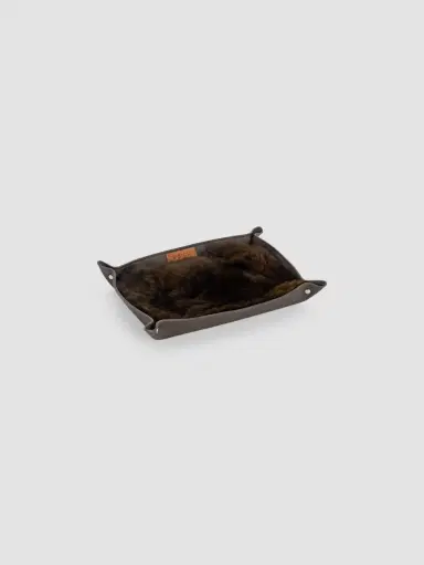 Weich Couture Alpaca Todo Leather & Alpaca Fur Rectangular Catchall Tray | Thumbnail 2 Weich Couture Alpaca Todo Leather & Alpaca Fur Rectangular Catchall Tray | Thumbnail 2