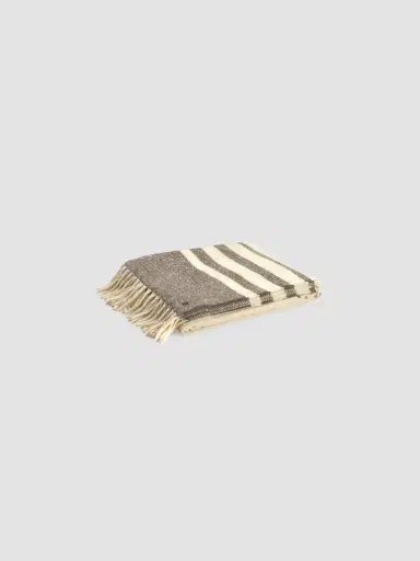 Weich Couture Alpaca Mullida Striped Alpaca Wool & Silk Blanket | Thumbnail 2 Weich Couture Alpaca Mullida Striped Alpaca Wool & Silk Blanket | Thumbnail 2