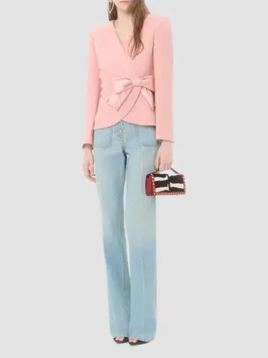 Valentino Women's Rockstud Wallet with Chain in Pony Effect Calfskin | Thumbnail 2 Valentino Women's Rockstud Wallet with Chain in Pony Effect Calfskin | Thumbnail 2