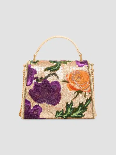 Valentino Women's VSling Mini Embroidered Top Handle Bag | Thumbnail 2 Valentino Women's VSling Mini Embroidered Top Handle Bag | Thumbnail 2